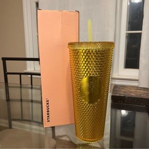 Starbucks Gold Studded Tumbler
